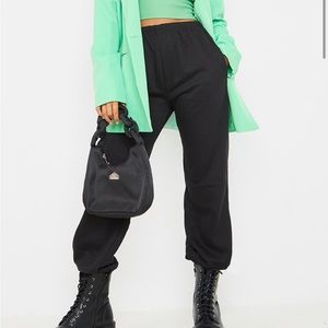 Petite black sweatpants